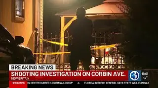 Shooting investigation on Corbin Avenue in New Britain