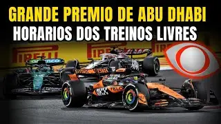 F1 2025 - GP DE ABU DHABI - HORARIO DO TREINO LIVRE NO BAND SPORTS
