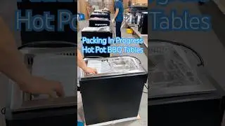 Packing in Progress | Hot Pot BBQ Tables Ready for Shipment #packing #hotpotbbqtable #packingorders