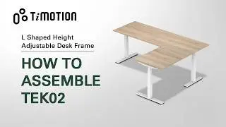 L Shaped Height Adjustable Desk Frame Kits - TEK02 │ TiMOTION