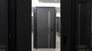High quality Security entrance door，Smart lock, Hidden handle#Door# for you#steeldoor  #home