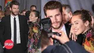 Miley Cyrus and Liam Hemsworth Dazzle on Red Carpet | Daily Celebrity News | Splash TV