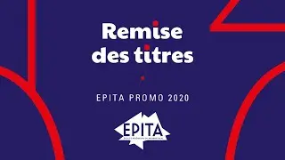 Remise des titres - EPITA Promo 2020