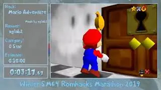 WSRM2019 - Mario Adventure 0 Star by Aglab2