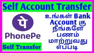 PhonePe Self Account Transfer Tamil 2022 | how to phonepe self account transfer in tamil