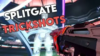 TRICKSHOTTING in Splitgate (Beta Gameplay)