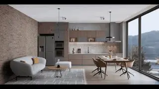 SketchUp kitchen Modeling Tutorial || Stunning Enscape Renders Made Easy || RK STUDIO ||
