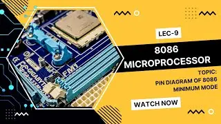 Pin Diagram of 8086(Minimum Mode)| Lec-09: 8086 Microprocessor