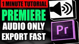 How To Export Only Audio In Premiere Pro (Step by Step Guide – Full Tutorial)