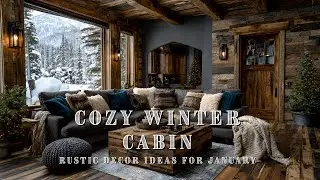 Rustic Winter Decor Ideas for a Cozy Cabin Aesthetic | January Home Inspiration