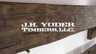 J. H. Yoder Timbers | Hand Hewn Fireplace Mantles | Amish Made