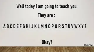 Learning Alphabets by : @lexis Future