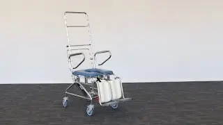 Attendant Tilt In Space Shower Commode