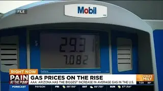 Gas price on the rise yet again in Arizona