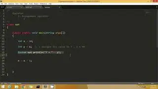 Assignment Operator in Java Program