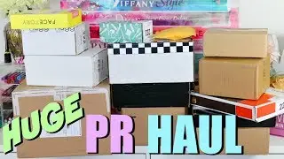 BIGGEST PR HAUL! | FREE MAKEUP BEAUTY GURUS GET!