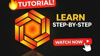 Modern 3D Logo Design Tutorial | Hexagon StyleLogoDesign #3DLogo #HexagonLogo #GraphicDesign #Design