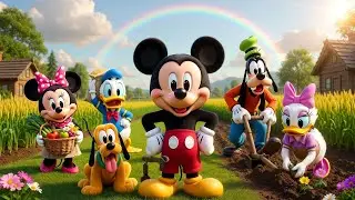 🌾 Mickey Mouse and Friends Village Story | Magical Farming Adventure 🐭✨