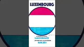 Luxembourg 🇱🇺 Flag Art. #luxembourg #travel #flag