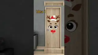 3 ideas para decorar tu puerta en Navidad.
