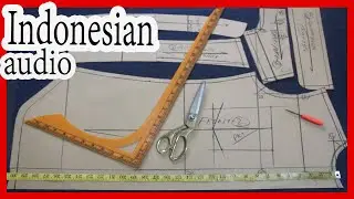 cara membuat pola kemeja audio indonesia | shirt pattern making indonesian audio