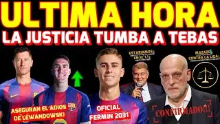 💣 LA JUSTICIA TUMBA A LA LIGA 📺OFICIAL FERMIN 2031 💰87 MILLONES INGRESOS 🔥ADIOS LEWANDOWSKI?