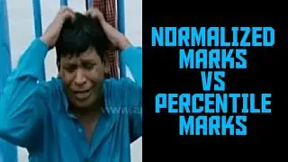 Normalised marks | Percentile marks | TANCET 2020 | TOO MUCH INFO