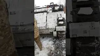 Improvised winter camo: