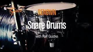 GRETSCH Renown Snare Drums played by Ralf Gustke