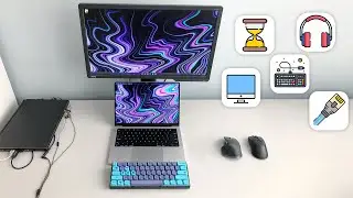 My Productivity + Gaming Desk Setup (MacOS & Windows)