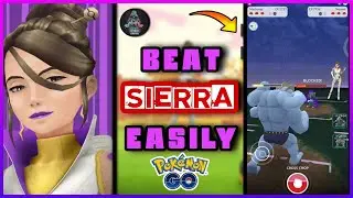 How to beat Sierra New team in Pokemon Go | #shorts