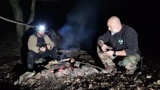 Bushcraft a slanina 😂😂😂