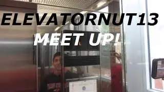 Meet Brennan!  Gigantic Montgomery Vector hydraulic glass elevator at Oak View Mall, Omaha NE