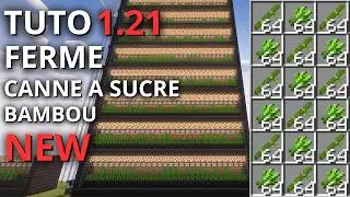 TUTO FERME A CANNE A SUCRE/ BAMBOU MINECRAFT 1.21 [FR]