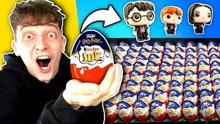 ICH &ouml;ffne 500 KINDER JOY in HARRY POTTER Edition!