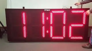 DC-300-GPS, 30 Inch LED Digital GPS Atomic Outdoor Time of Day Clock