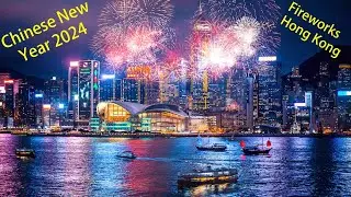 Chinese New Year's 2024: Hong Kong shows off biggest fireworks display to date