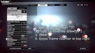Battlefield 4 - How to display FPS / FPS anzeigen (frames per second)