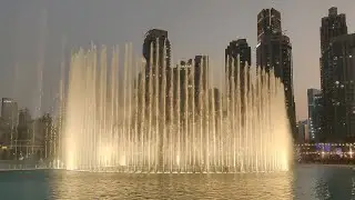 Dubai Water Fountain Show 🔥 | Night View | Mobile Shoot,