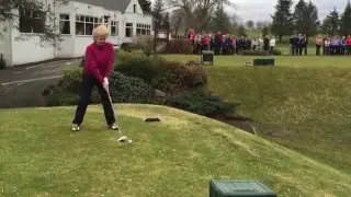 Club Captain Jane tees off season 2016