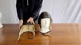 WW2 Luftwaffe 'LKp.W.101' Winter Flight Helmet