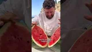 He made pizza with WATERMELON? @capuanovincenzo