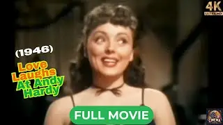 Love Laughs At Andy Hardy (1946) | Mickey Rooney | Colorized 4K Comedy,  Romance
