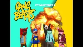 GET OFF ME!  - Our Hilarious Moments Ft.Misfitbear (Gang Beasts)
