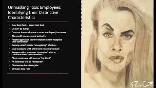 Unmasking Toxic Employees: Identifying their distinctive characteristics