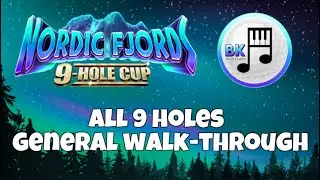 Nordic Fjords 9-Hole Cup Walkthrough, all Holes 1-9 | Golf Clash Tips & Guide