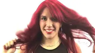 Coloration cheveux rouge intense