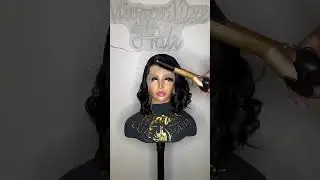 Side part bob lace frontal unit. #shorts #wigs