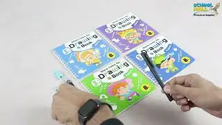 Reusable Groove Control Pen Drawing Books | Educational Toys | Preschool Supplies | Magic Books