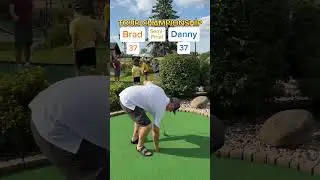Danny vs Brad SEMI-FINAL (Holes 15-16) - 2025 TOUR CHAMPIONSHIP #golf #minigolf #viral